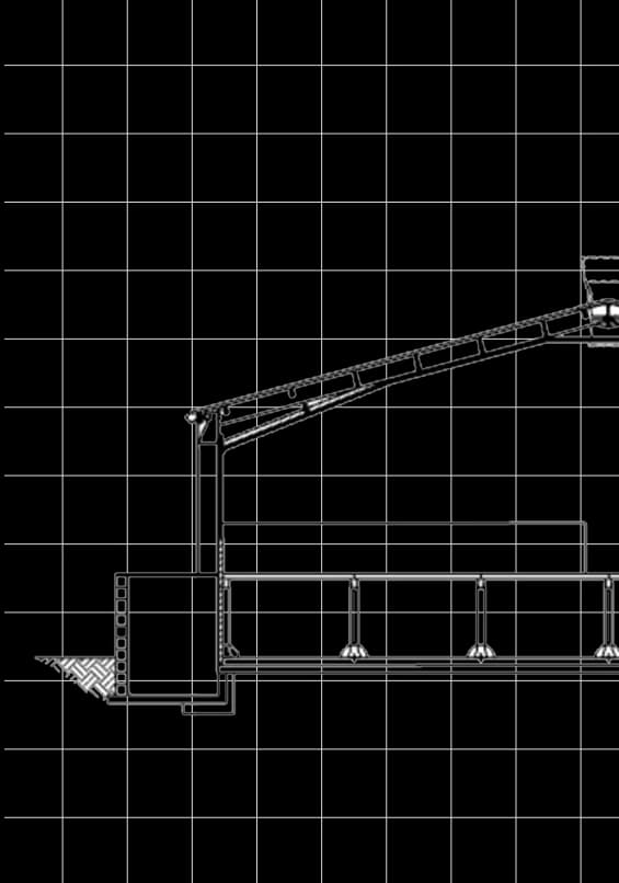 2D technical drawing created in Draft It Plus V5 CAD software
