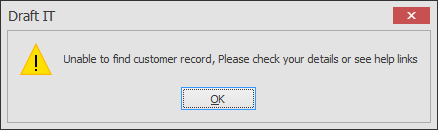 can not find customer record example image