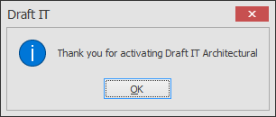 Thank you for activating Draft it Architectural image.