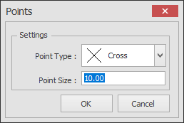 Points dialog box