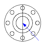 vertical centre line