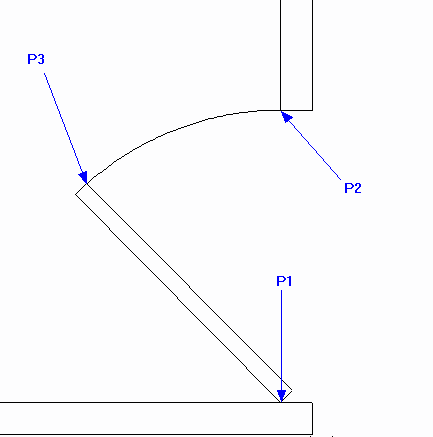 door swing geometry